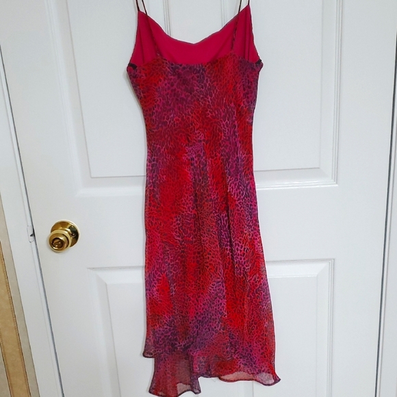 Pink Leopard Print Slip Dress - Picture 2 of 3